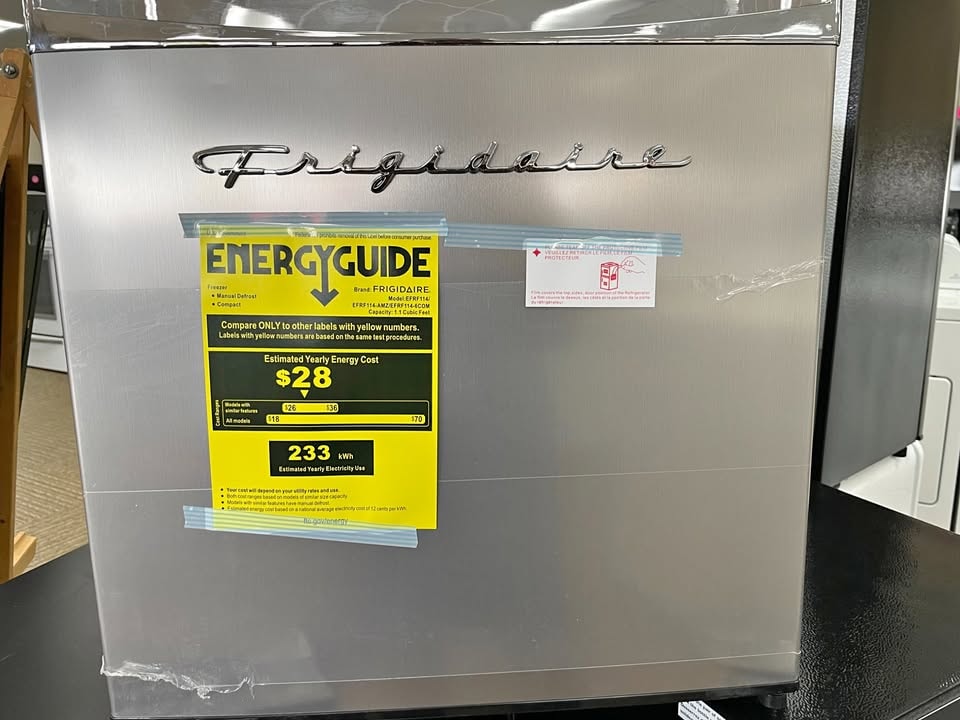 Frigidaire 1.1 Cu. Ft. Upright Freezer — Silver