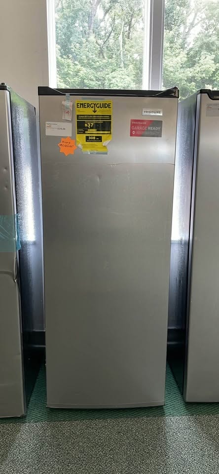 Frigidaire 6.5 Cu. Ft. Garage Ready Upright Freezer — Platinum Silver