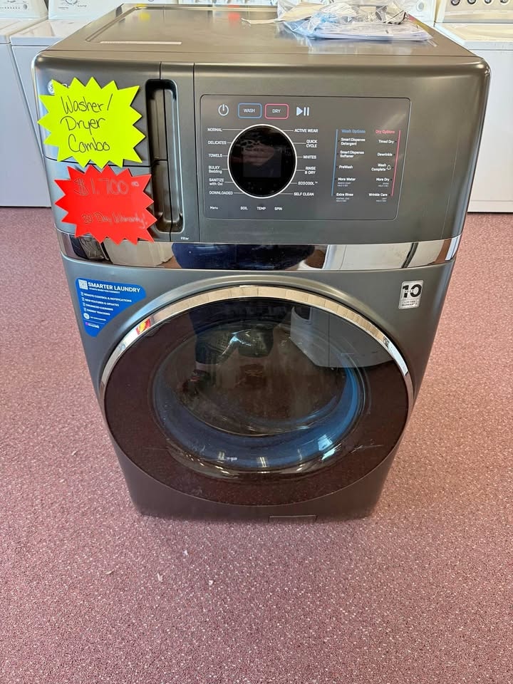 GE Profile 28" Smart Front Load Washer/Dryer Combo
