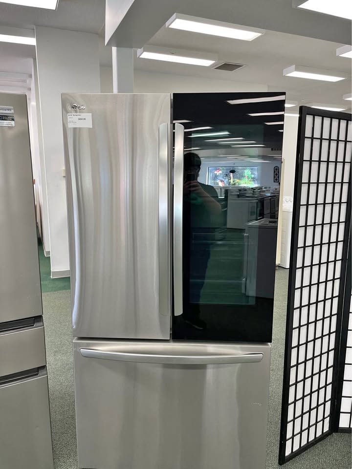 LG 36" 27 Cu. Ft. Counter-Depth French Door Refrigerator — Stainless Steel