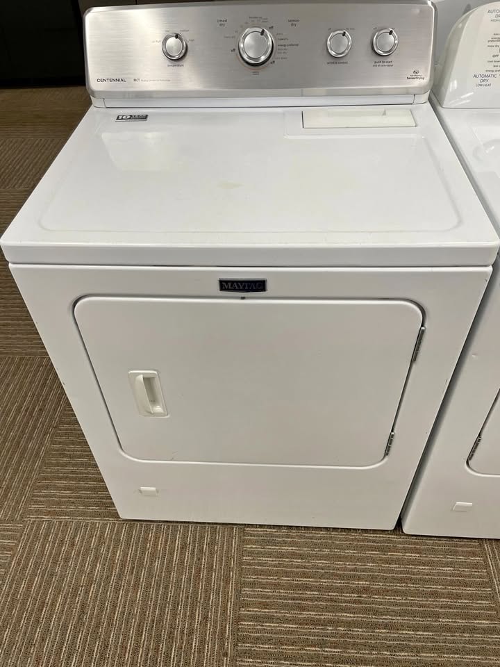 Maytag Centennial 29" Gas Dryer — White