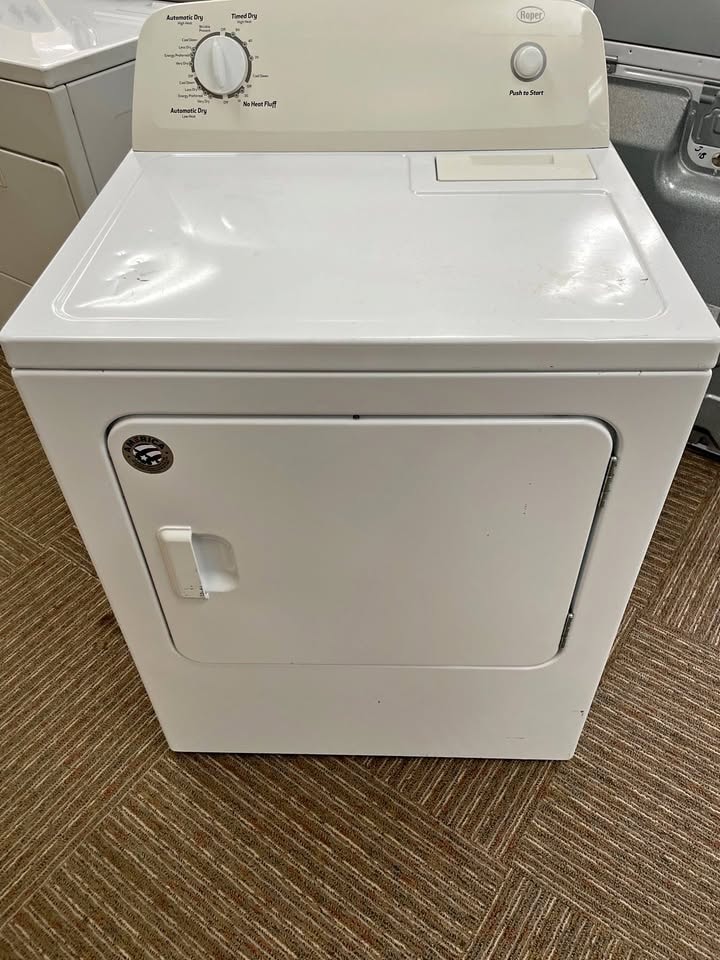 Roper Refurbished 6.5 Cu. Ft. Top-Load Electric Dryer — White