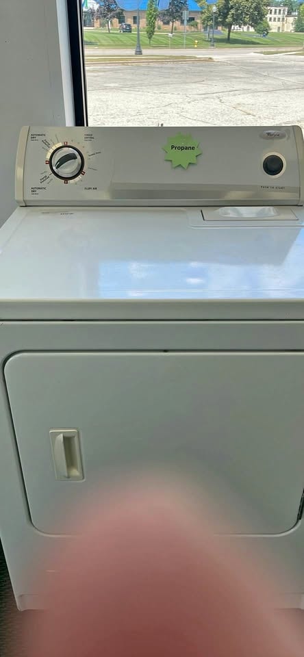 Whirlpool 29" Propane Dryer — White