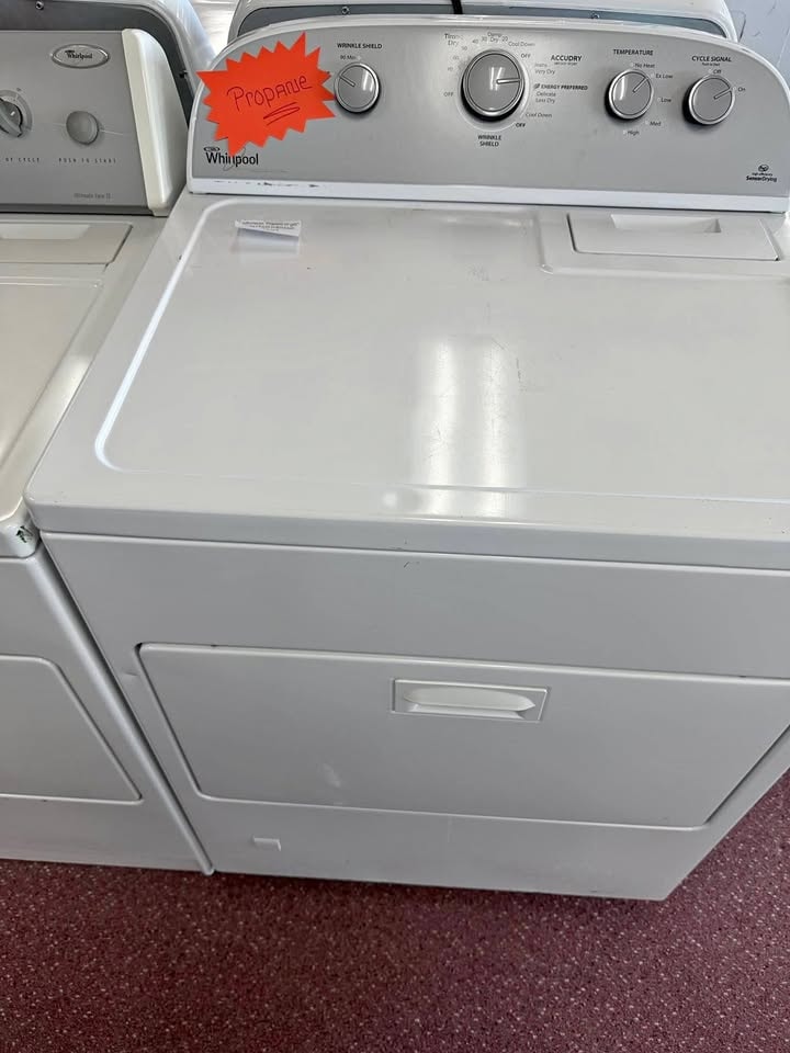 Whirlpool 29" Propane Dryer — White