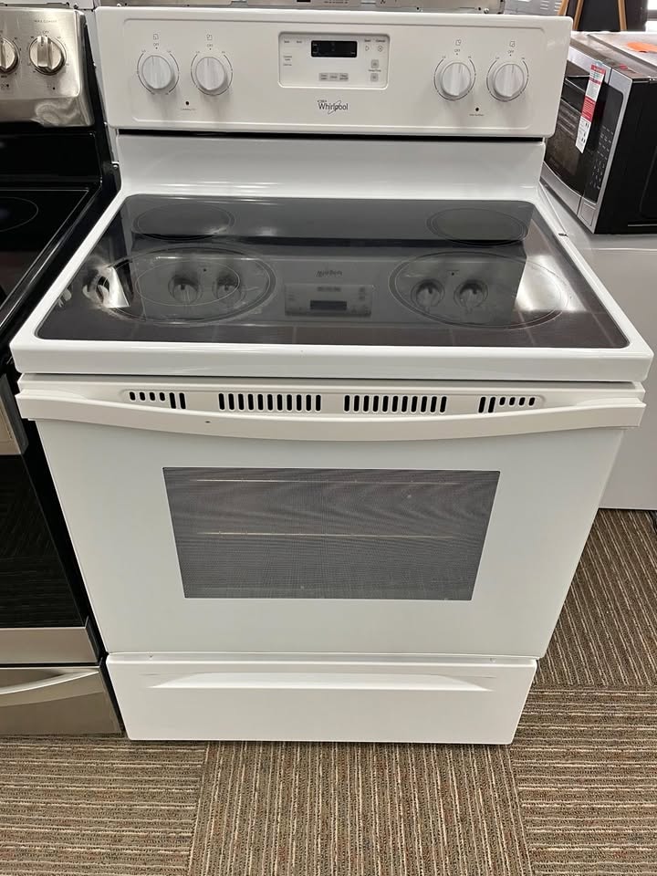 Whirlpool 30" Freestanding Electric Range — White