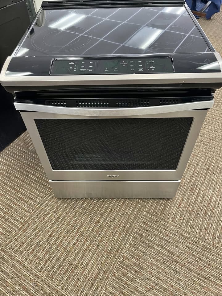 Whirlpool 30" Slide-In Electric Range — Stainless Steel