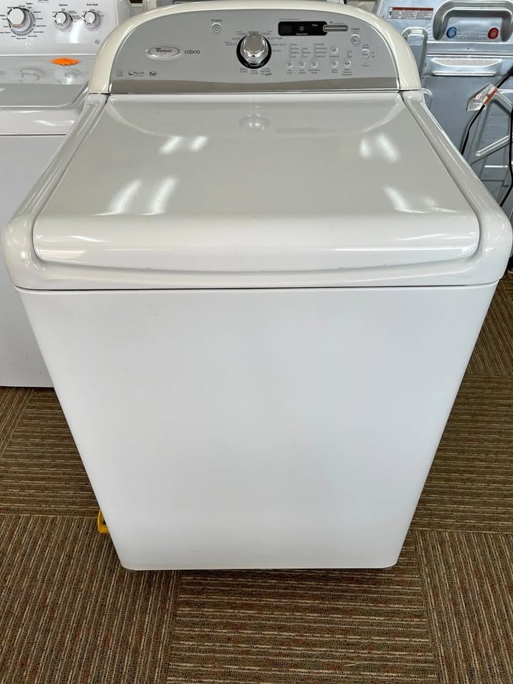 Whirlpool Cabrio 27" Top-Load Washer 3.6 Cu. Ft. — White