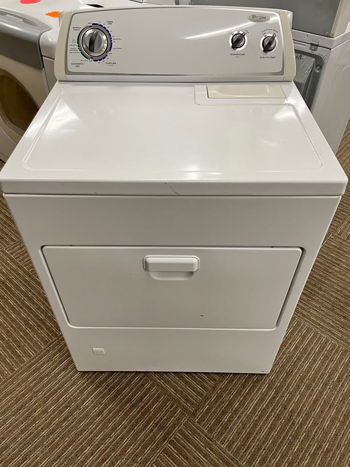 Whirlpool Heavy Duty Natural Gas Dryer — White