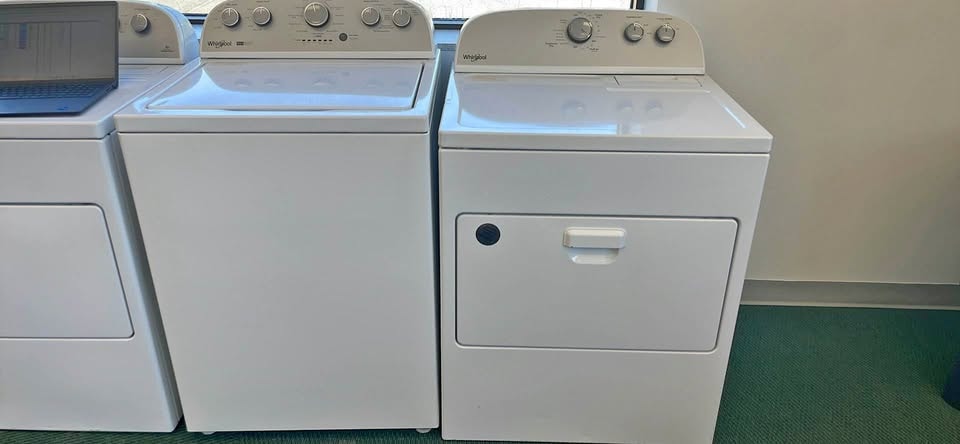 Whirlpool Top Load Washer & Electric Dryer Set